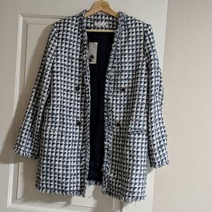 Mango check jacket